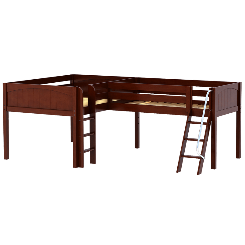 Maxtrix Twin Full Low Corner Loft Bed