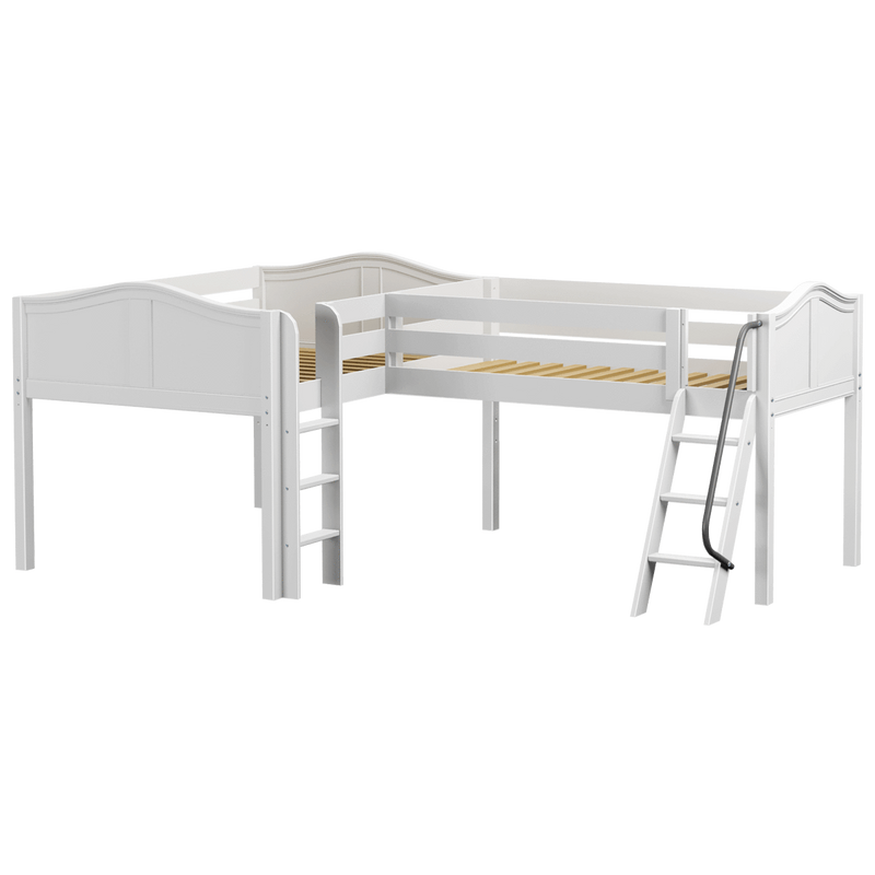 Maxtrix Twin Full Low Corner Loft Bed