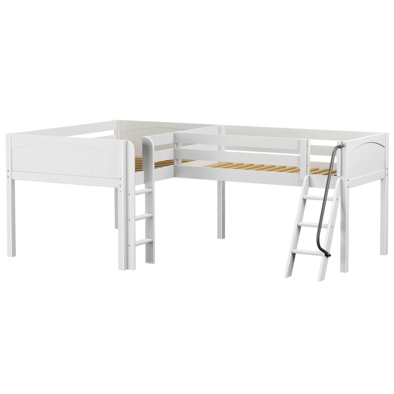 Maxtrix Twin Full Low Corner Loft Bed