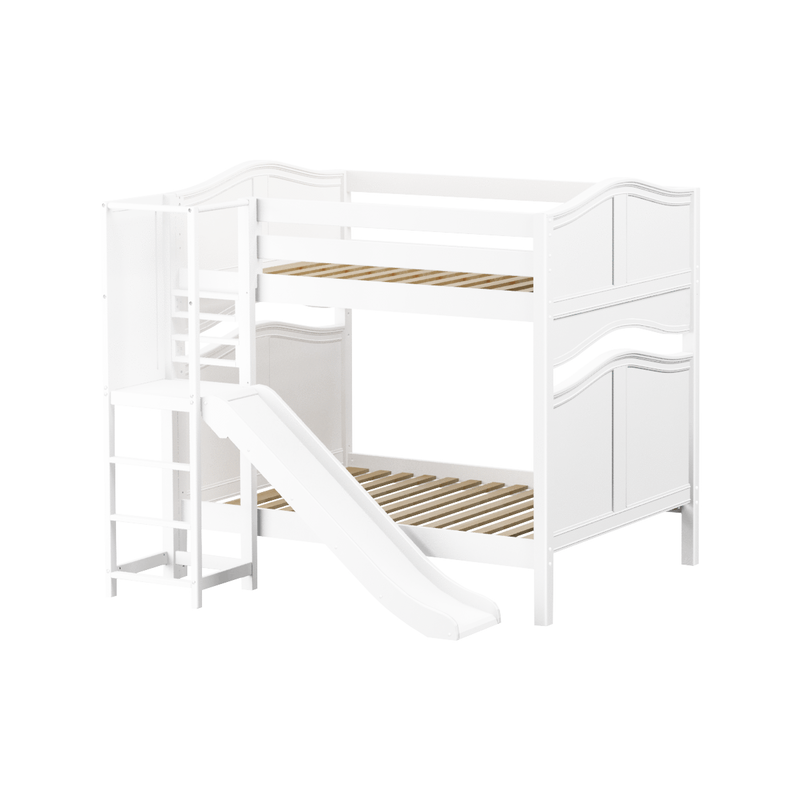 Maxtrix Full High Bunk Bed with Slide Platform