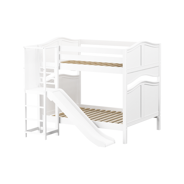 Maxtrix Full High Bunk Bed with Slide Platform