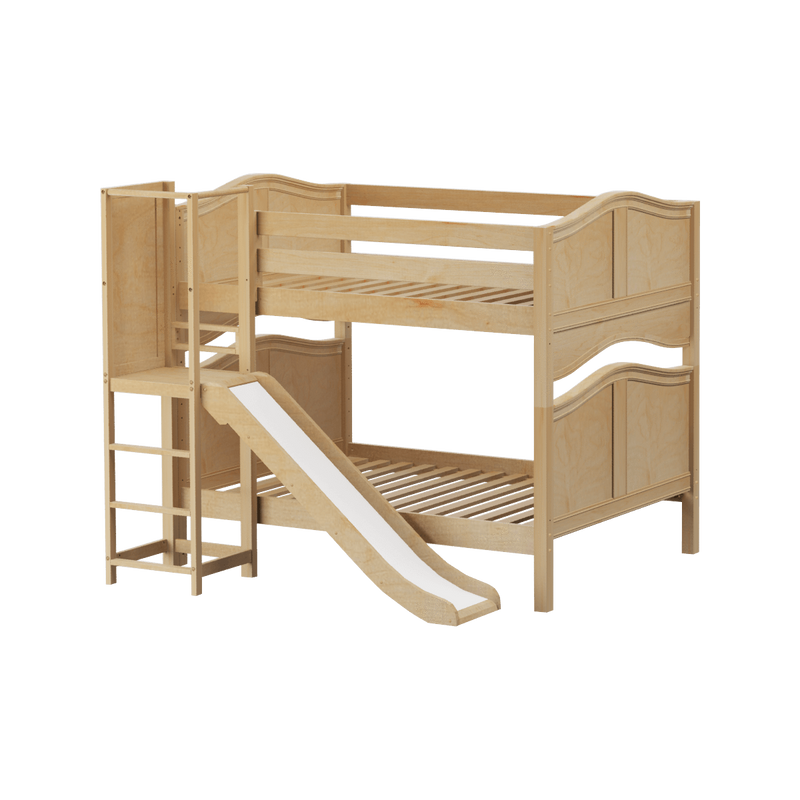 Maxtrix Full Medium Bunk Bed with Slide Platform