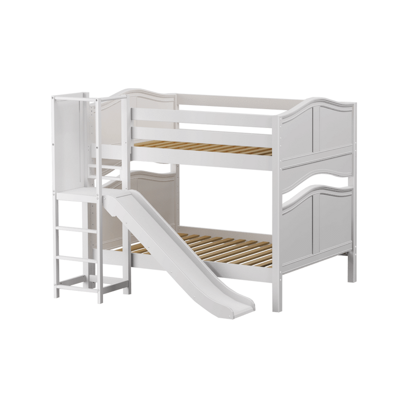 Maxtrix Full Medium Bunk Bed with Slide Platform