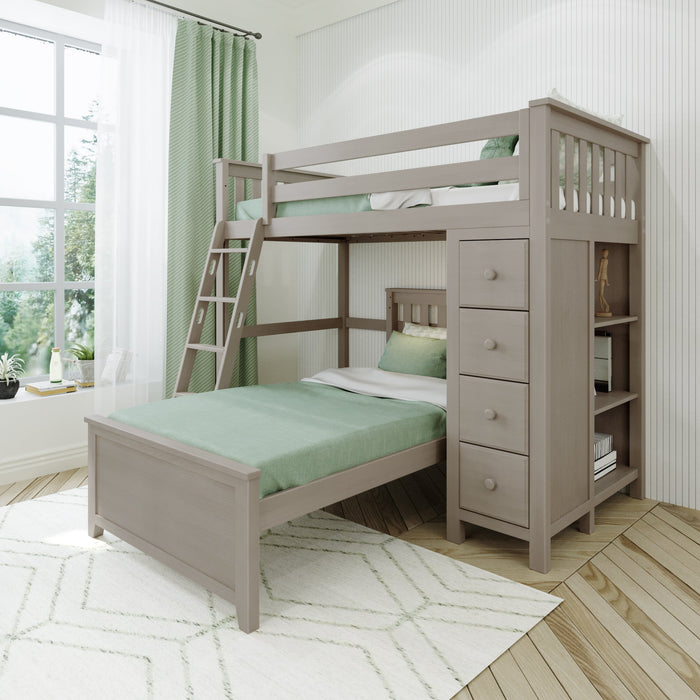 Jackpot Deluxe Edinburgh All in One Loft Bed Storage + Twin Bed