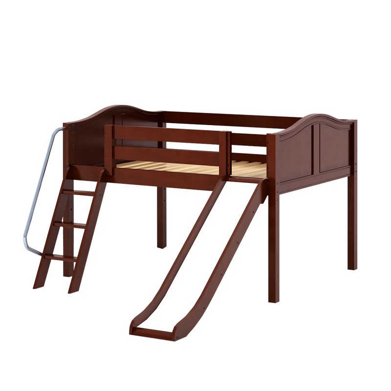 Maxtrix Full Low Loft Bed with Slide