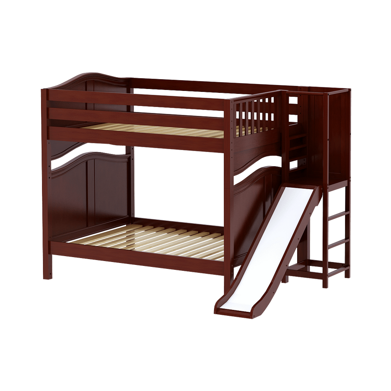 Maxtrix Full High Bunk Bed with Slide Platform