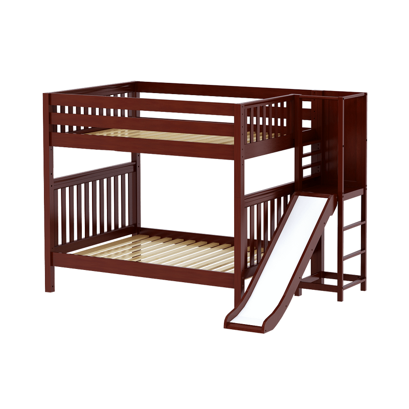Maxtrix Full High Bunk Bed with Slide Platform