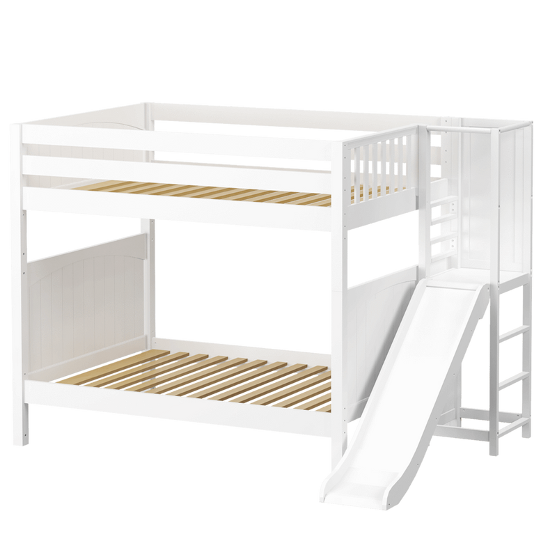 Maxtrix Full High Bunk Bed with Slide Platform