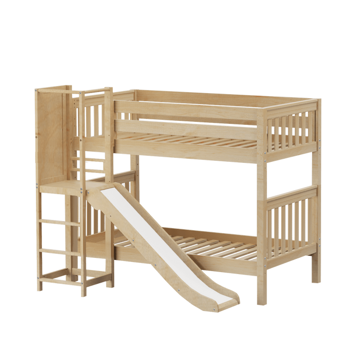 Maxtrix Twin Medium Bunk Bed with Slide Platform