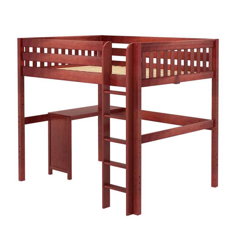 Maxtrix Full XL High Loft Bed + Corner Desk