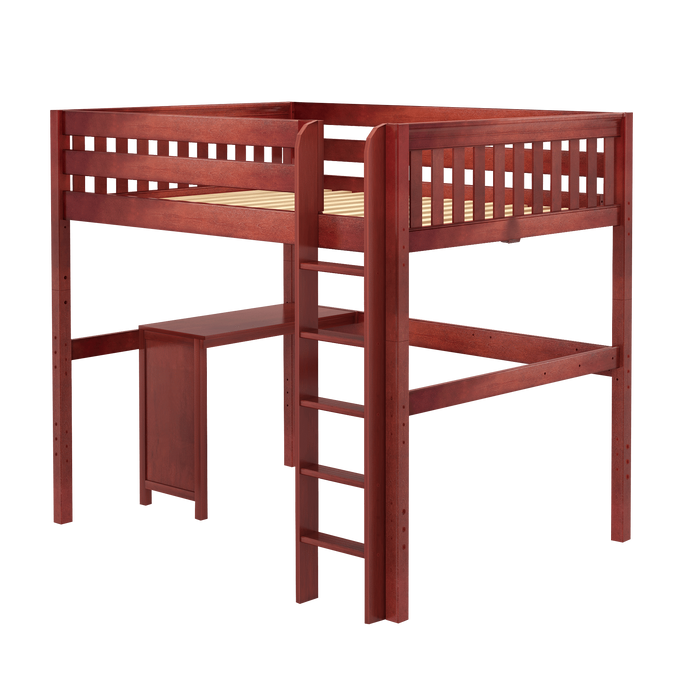 Maxtrix Full XL High Loft Bed + Corner Desk