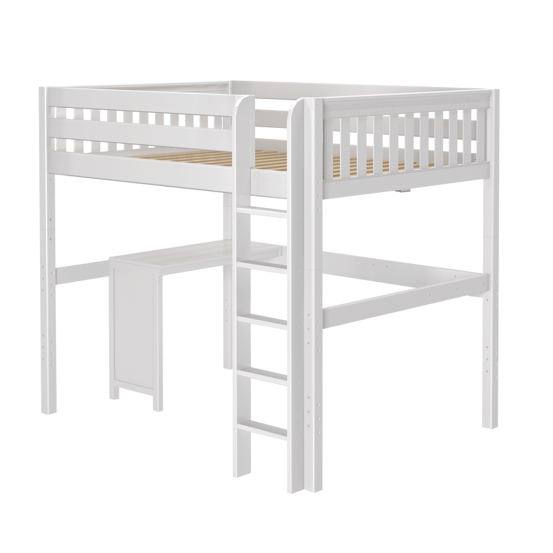 Maxtrix Full XL High Loft Bed + Corner Desk