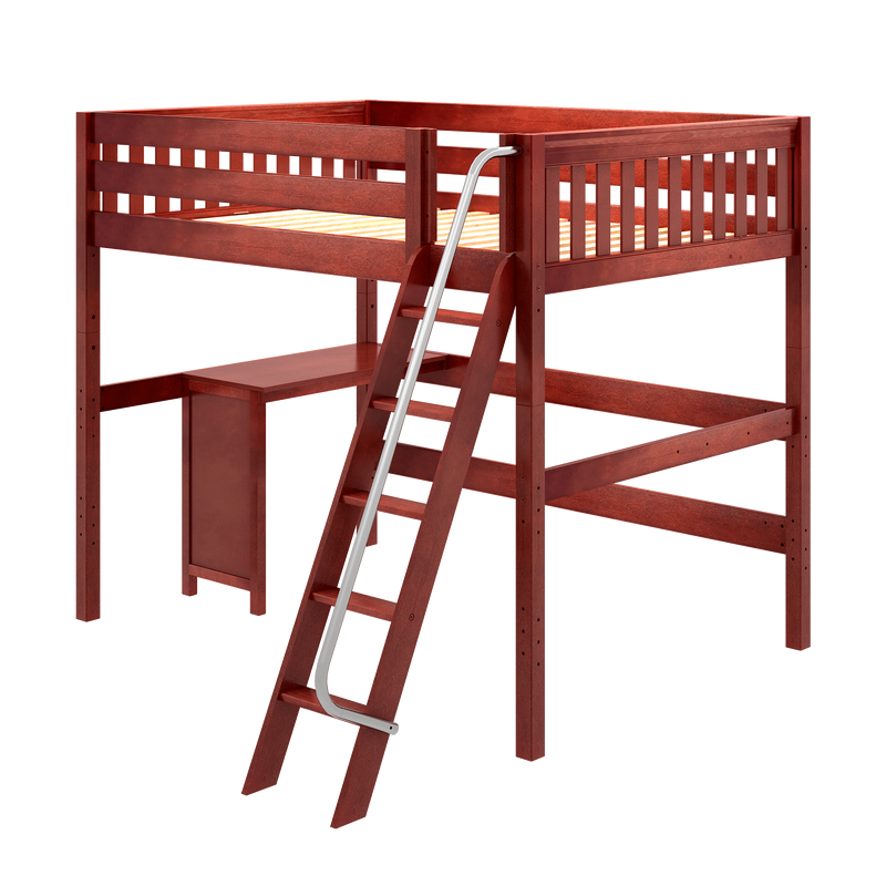 Maxtrix Full XL High Loft Bed + Corner Desk