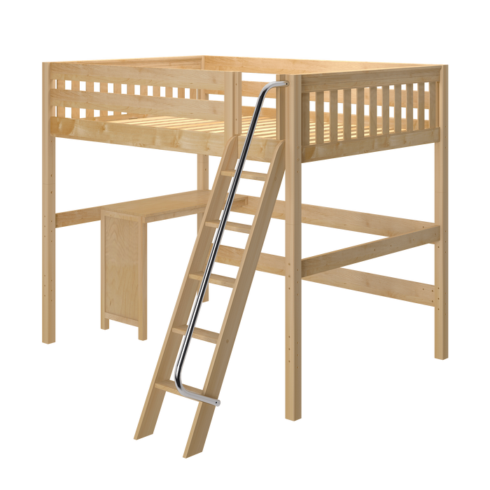 Maxtrix Full XL High Loft Bed + Corner Desk