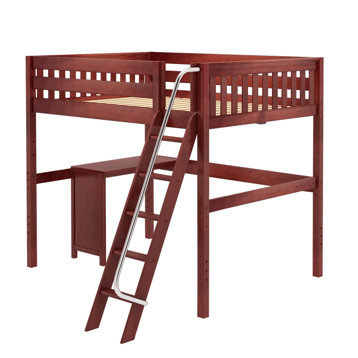 Maxtrix Full High Loft Bed + Corner Desk