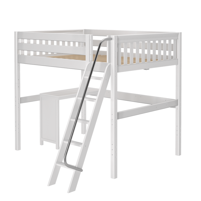 Maxtrix Full High Loft Bed + Corner Desk