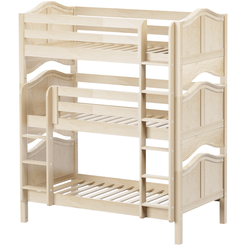 Maxtrix Twin Triple Bunk Bed with Ladder