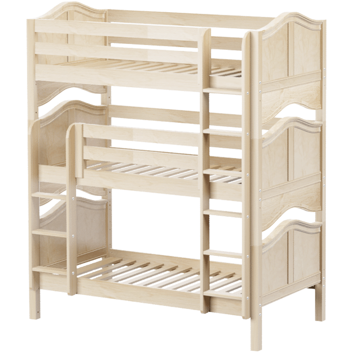 Maxtrix Twin Triple Bunk Bed with Ladder