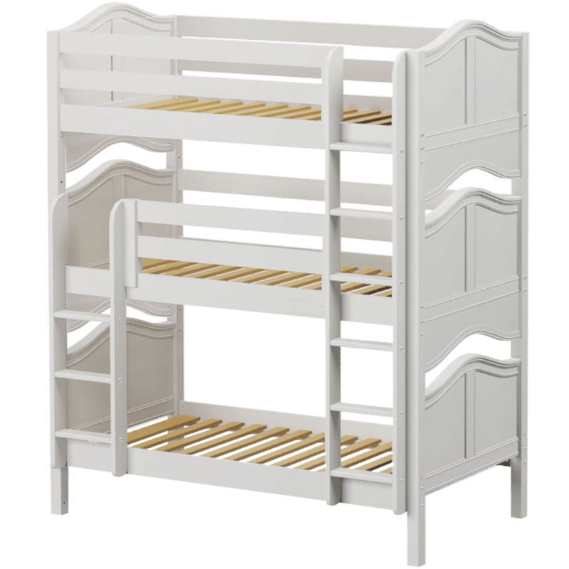 Maxtrix Twin Triple Bunk Bed with Ladder