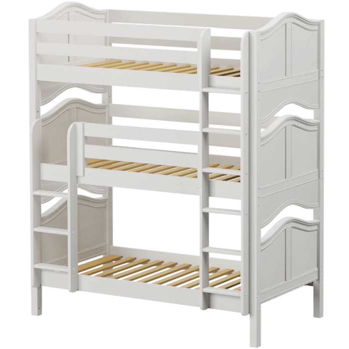 Maxtrix Twin Triple Bunk Bed with Ladder