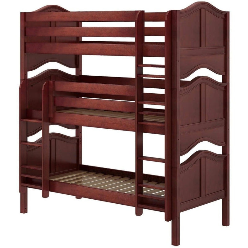 Maxtrix Twin Triple Bunk Bed with Ladder