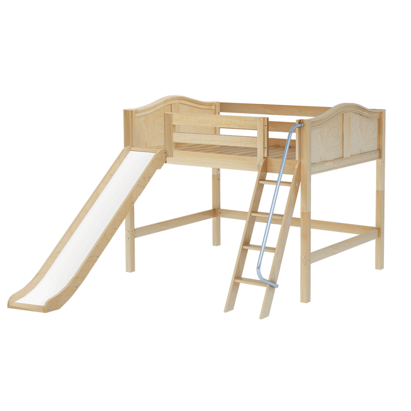 Maxtrix Full Mid Loft Bed with Slide