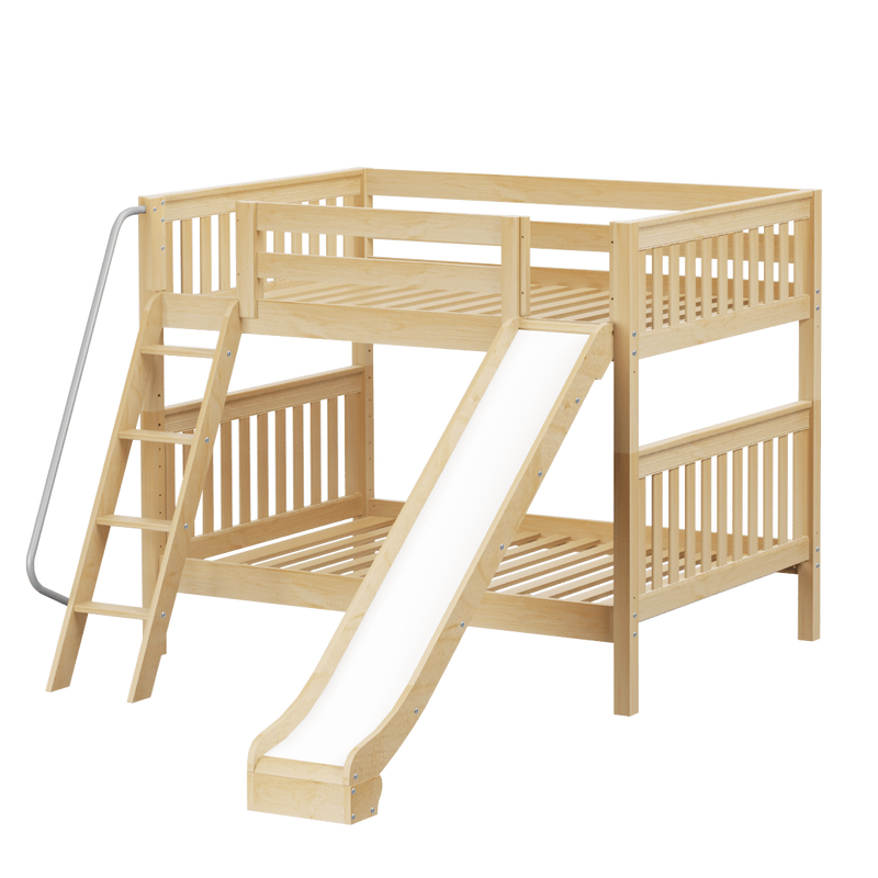 Maxtrix Full Medium Bunk Bed with Slide