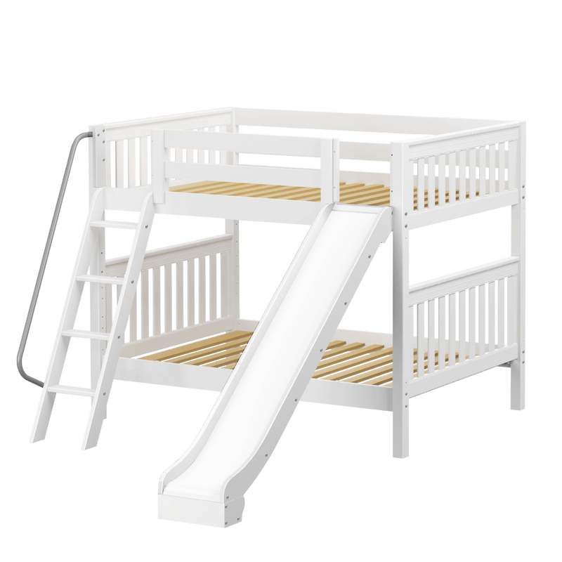 Maxtrix Full Medium Bunk Bed with Slide