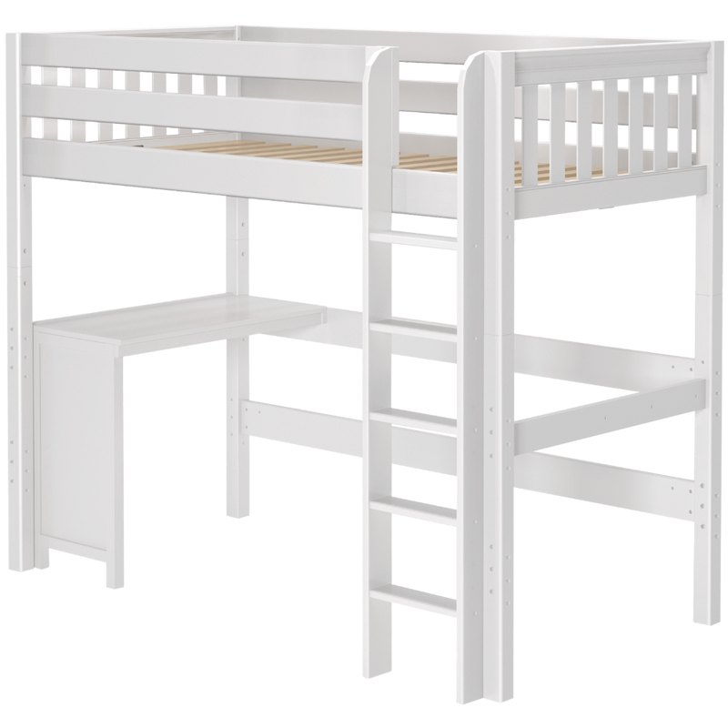 Maxtrix Twin XL High Loft Bed + Corner Desk