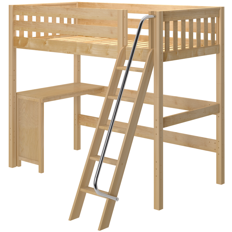 Maxtrix Twin XL High Loft Bed + Corner Desk