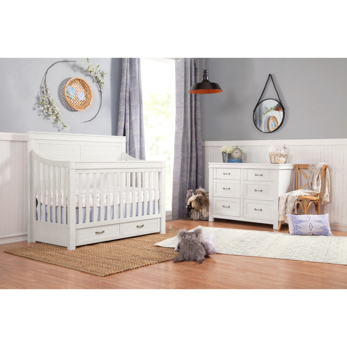 Namesake Wesley Farmhouse 4-in-1 Convertible Crib