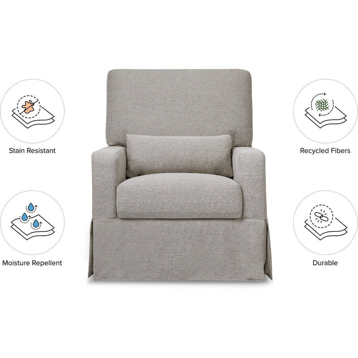 Namesake Crawford Pillowback Comfort Swivel Glider