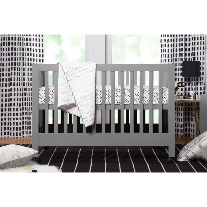 Babyletto Maki Full-Size Folding Crib with Toddler Bed Conversion Kit