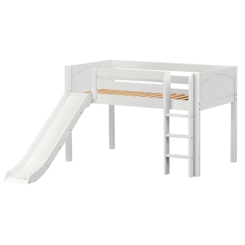 Maxtrix Twin Low Loft Bed with Slide