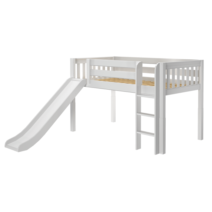 Maxtrix Twin Low Loft Bed with Slide