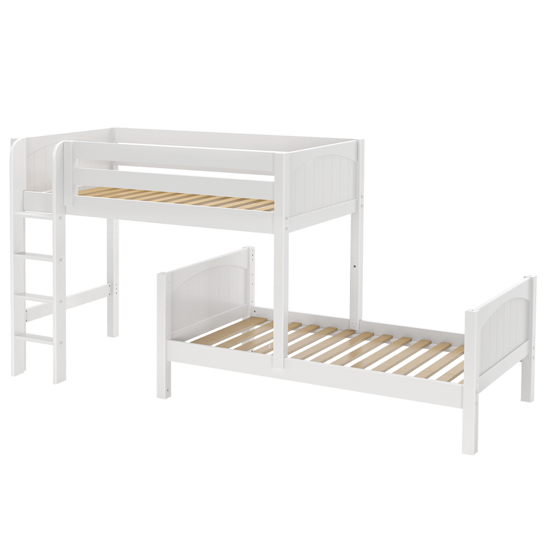 Maxtrix Twin L-Shaped Bunk Bed