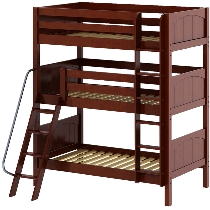 Maxtrix Twin Triple Bunk Bed with Ladder