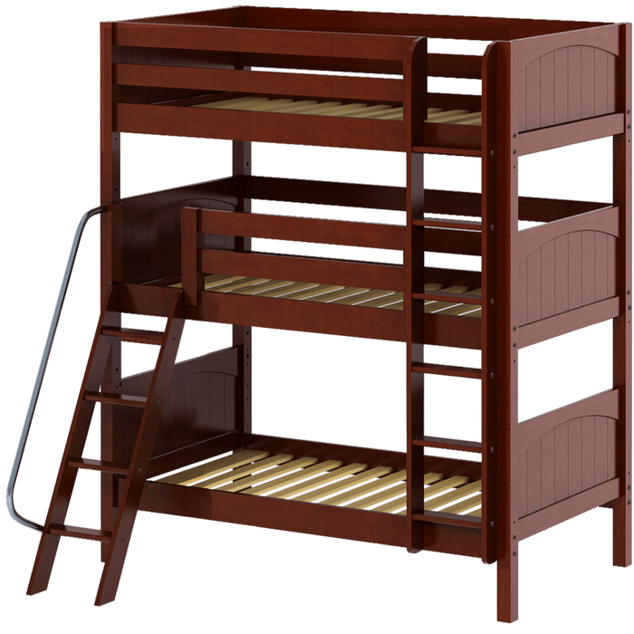 Maxtrix Twin Triple Bunk Bed with Ladder