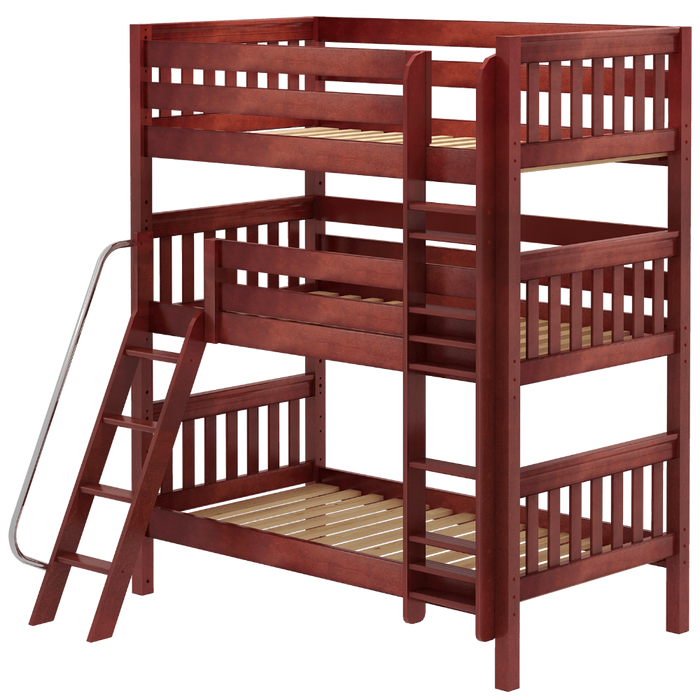 Maxtrix Twin Triple Bunk Bed with Ladder