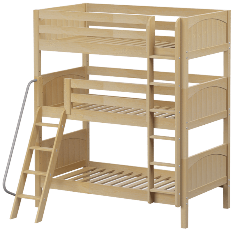 Maxtrix Twin Triple Bunk Bed with Ladder