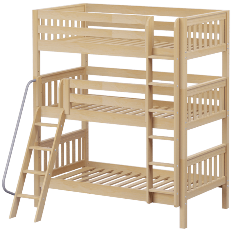 Maxtrix Twin Triple Bunk Bed with Ladder