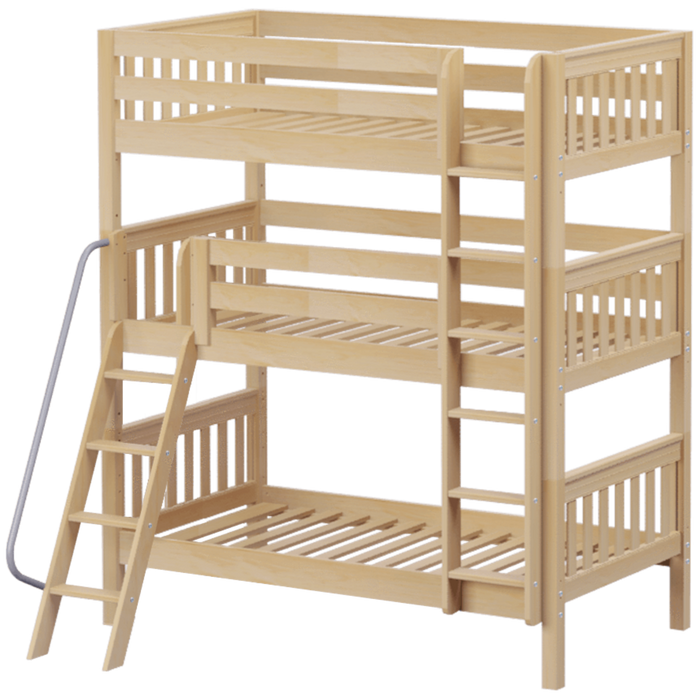 Maxtrix Twin Triple Bunk Bed with Ladder