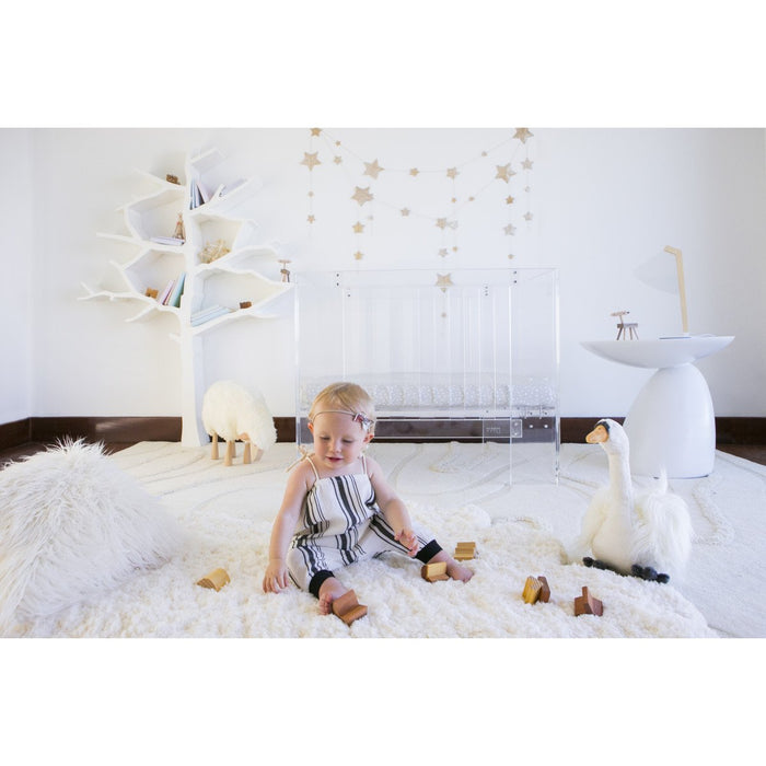 Nursery Works Vetro Mini Crib with Mattress