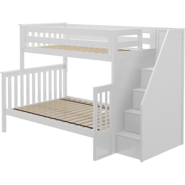Jackpot Deluxe Newcastle Twin over Full Staircase Bunk