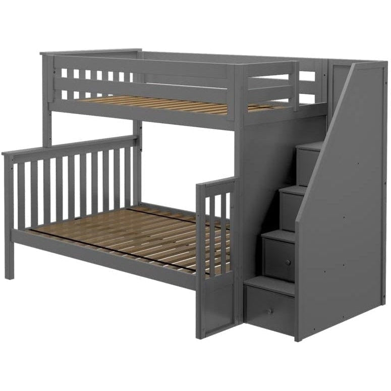 Jackpot Deluxe Newcastle Twin over Full Staircase Bunk