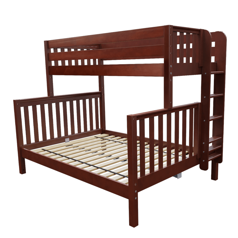 Maxtrix High Twin XL Over Queen Bunk Bed with Ladder
