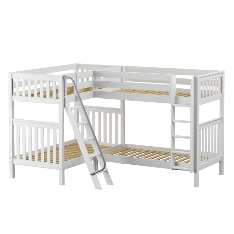 Maxtrix Twin High Corner Bunk Bed