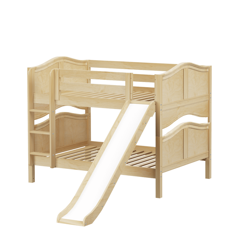 Maxtrix Full Low Bunk Bed with Slide