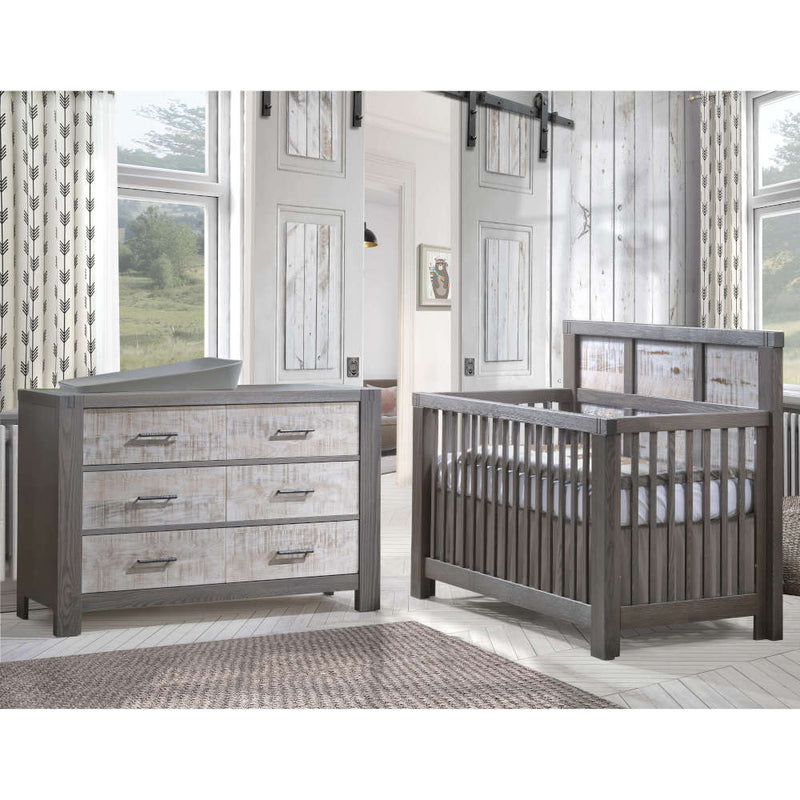 Natart Rustico Moderno ''5-in-1'' Convertible Crib