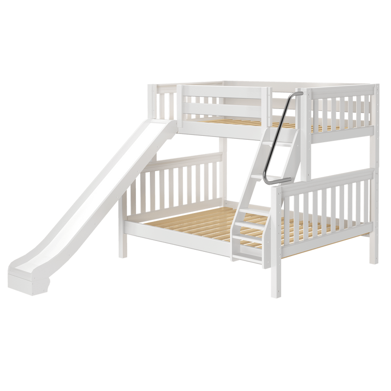 Maxtrix Twin over Full Medium Bunk Bed + Slide